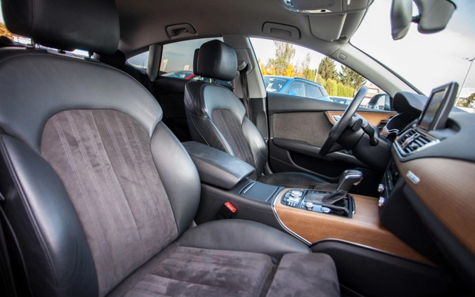 Audi A7 cena 134900 przebieg: 139600, rok produkcji 2017 z Goniądz małe 631